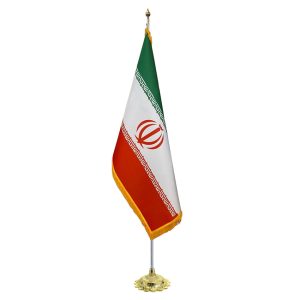پرچم تشریفات ایران با پایه